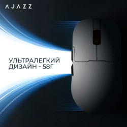 Мишка Ajazz AJ159PRO Wireless/Bluetooth/USB Charging Dock White (AJ159-PRO-W)