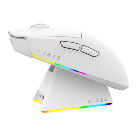 Мишка Ajazz AJ139 V2 MC Wireless/Bluetooth/USB White (AJ139-V2-MC-W)