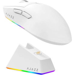 Мишка Ajazz AJ139 V2 MC Wireless/Bluetooth/USB White (AJ139-V2-MC-W)