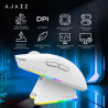 Мишка Ajazz AJ139 V2 MC Wireless/Bluetooth/USB White (AJ139-V2-MC-W)