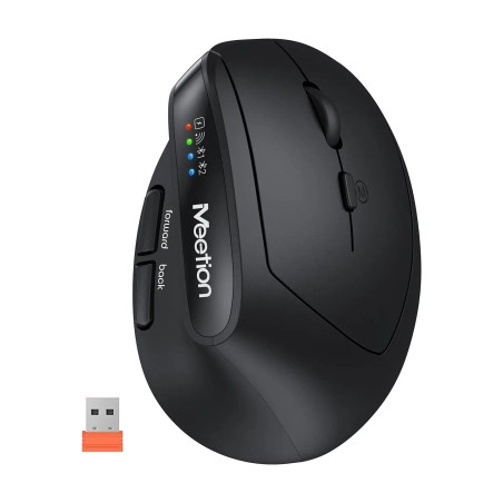 Мишка Meetion BTM008 Wireless/Bluetooth Black (MT-BTM008-A)