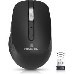 Мишка REAL-EL RM-380W Wireless Black (EL123200057)