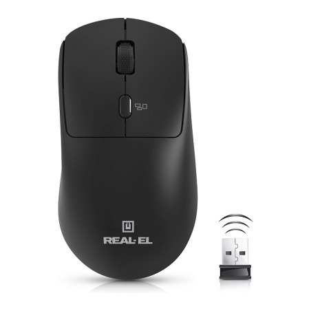 Мишка REAL-EL RM-317W Wireless Black (EL123200052)