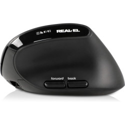 Мишка REAL-EL RM-490W Wireless/Bluetooth Black (EL123200058)