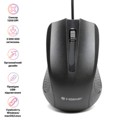 Мишка Hölmer M-02OF USB White (M-02OF)