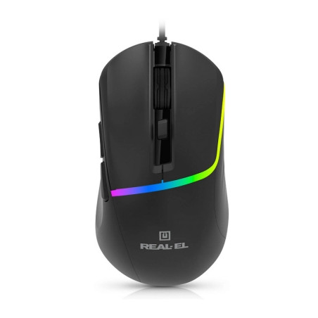 Мишка REAL-EL RM-530 USB Black (EL123200053)