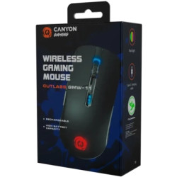 Мишка Canyon Cutlass Wireless USB Black (CND-SGMW11B)