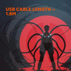 Мишка Canyon Cutlass Wireless USB Black (CND-SGMW11B)