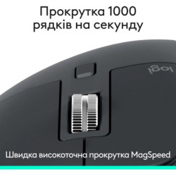 Мишка Logitech MX Master 3S Performance Bluetooth Graphite (910-007501)
