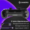 Геймпад GamePro GPS20B 2.4G/BT 5.1/USB (Switch/PC/PS/iOS/Android) RGB Black (GPS20B)