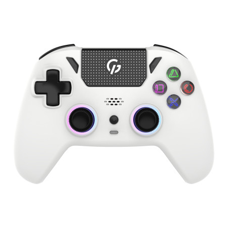 Геймпад GamePro GPS20W 2.4G/BT 5.1/USB (Switch/PC/PS/iOS/Android) RGB White (GPS20W)