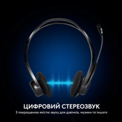 Навушники Logitech PC 960 Stereo Headset USB (981-000100)