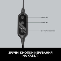 Навушники Logitech PC 960 Stereo Headset USB (981-000100)