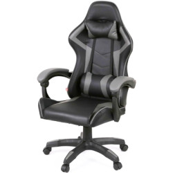 Крісло ігрове Аклас Бешкет ANF підліткове Чорний (PU-чорний/сірий) (00160338)