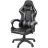 Крісло ігрове Аклас Бешкет ANF підліткове Чорний (PU-чорний/сірий) (00160338)