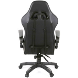 Крісло ігрове Аклас Бешкет ANF підліткове Чорний (PU-чорний/сірий) (00160338)