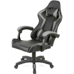 Крісло ігрове Аклас Бешкет ANF підліткове Чорний (PU-чорний/сірий) (00160338)