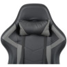 Крісло ігрове Аклас Бешкет ANF підліткове Чорний (PU-чорний/сірий) (00160338)