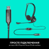 Навушники Logitech PC 960 Stereo Headset USB (981-000100)