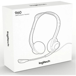 Навушники Logitech PC 960 Stereo Headset USB (981-000100)