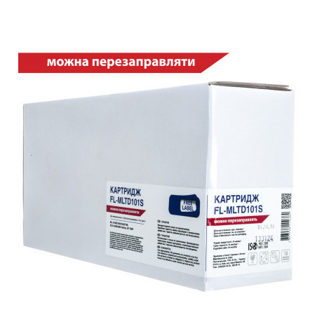 Картридж FREE Label SAMSUNG MLT-D101S (для ML-2160/ 2164/ 2165/ 2168, SCX-3400) (FL-MLTD101S)