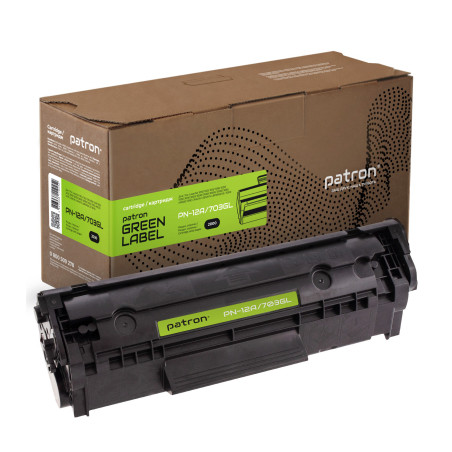 Картридж Patron HP LJ Q2612A/CANON 703 GREEN Label (PN-12A/703GL)