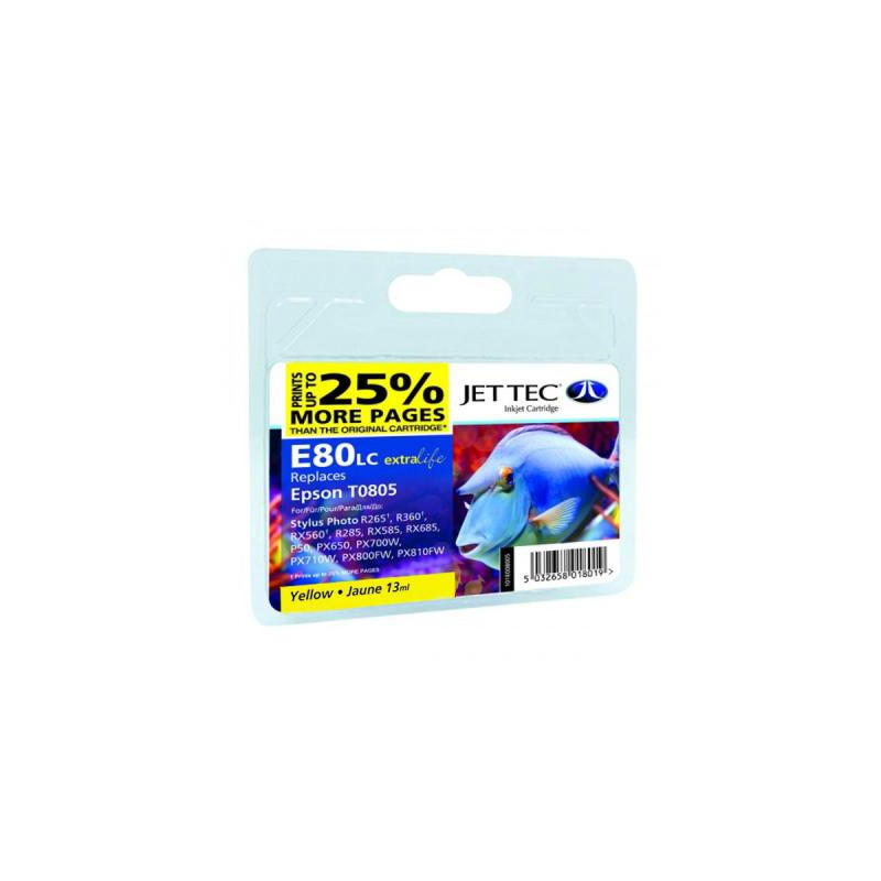 Картридж Jet Tec Epson StPh P50/PX660/PX720WD Yellow (110E008004)