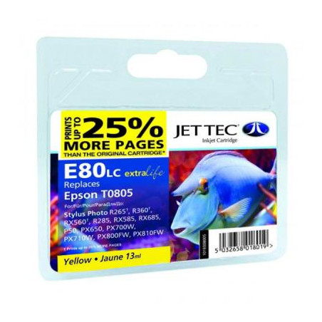 Картридж Jet Tec Epson StPh P50/PX660/PX720WD Yellow (110E008004)