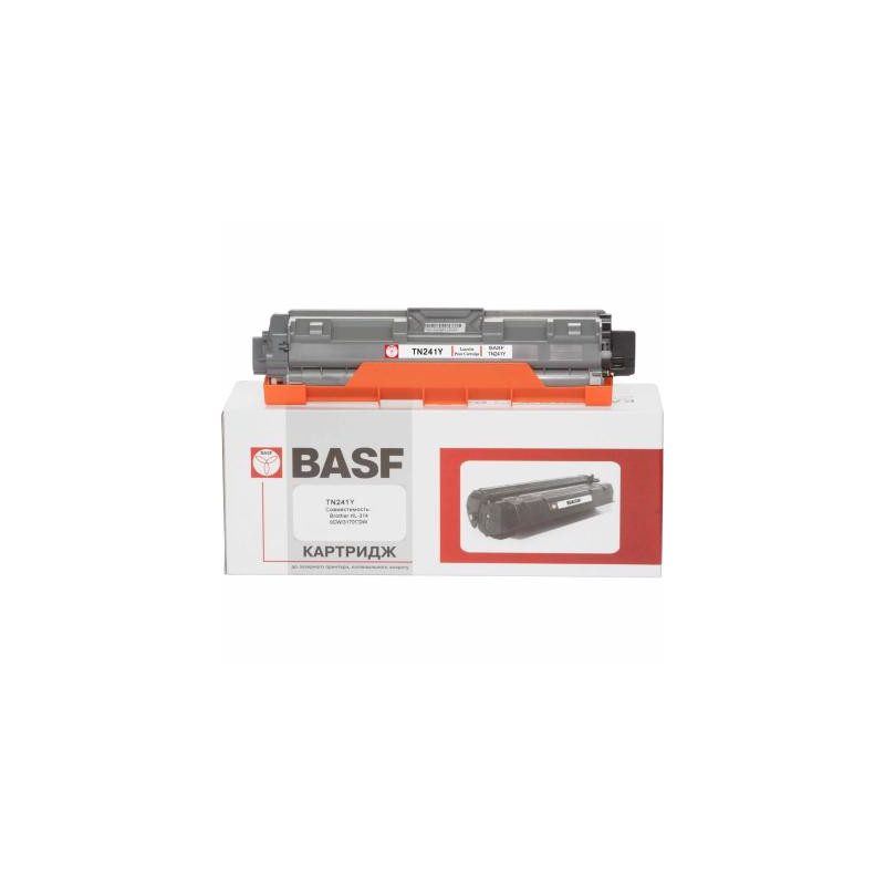 Картридж BASF для Brother HL-3140CW/DCP-9020CDW аналог TN241Y Yellow (KT-TN241Y)