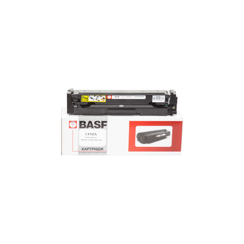 Картридж BASF для HP CLJ M280/M281/M254 Х Yellow (KT-CF542Х)