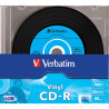 Диск CD Verbatim CD-R 700Mb 52x Slim case Vinyl AZO (43426)