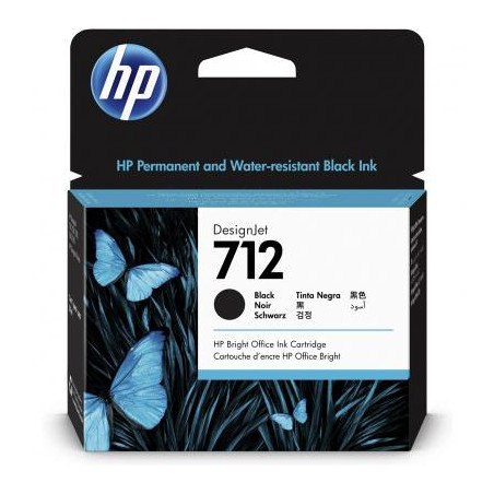 Картридж HP DJ No.712 DesignJet Т230/Т630 Black 80ml (3ED71A)