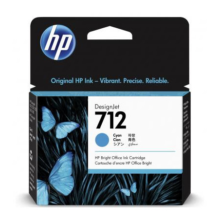 Картридж HP DJ No.712 DesignJet Т230/Т630 Cyan 29ml (3ED67A)
