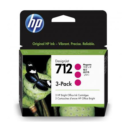 Картридж HP DJ No.712 DesignJet Т230/Т630 3-Pack 29-ml Magenta (3ED78A)
