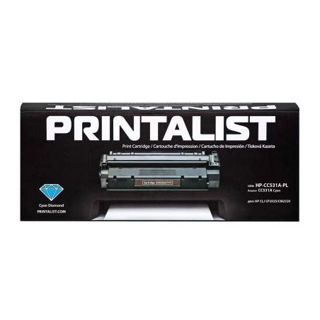 Картридж Printalist HP CLJ CP2025/CM2320, CC531A Cyan (HP-CC531A-PL)