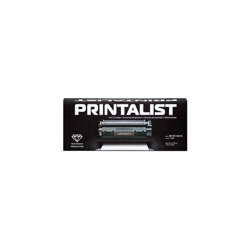 Картридж Printalist HP LJ M107a/135w/137fnw, 106A Black (HP-W1106-PL)