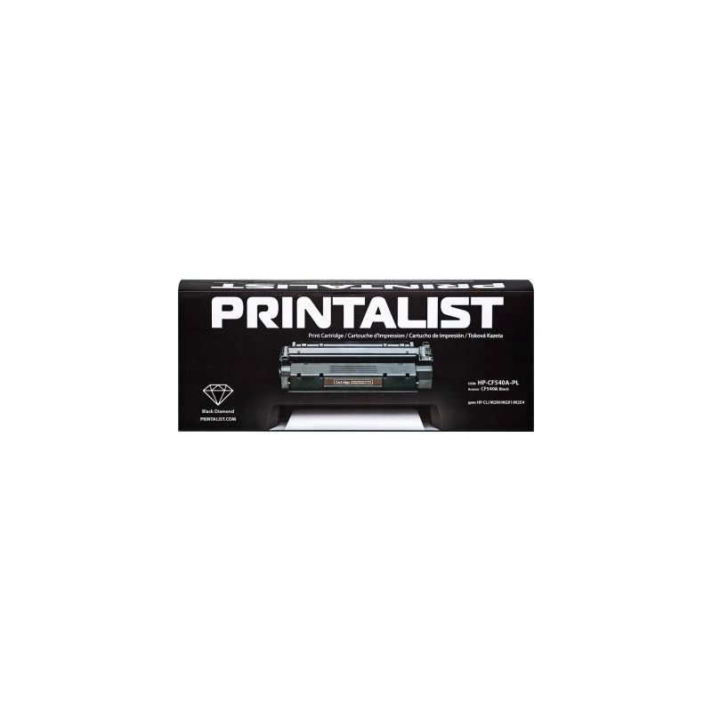 Картридж Printalist HP CLJ M280/M281/M254 CF540A Black (HP-CF540A-PL)