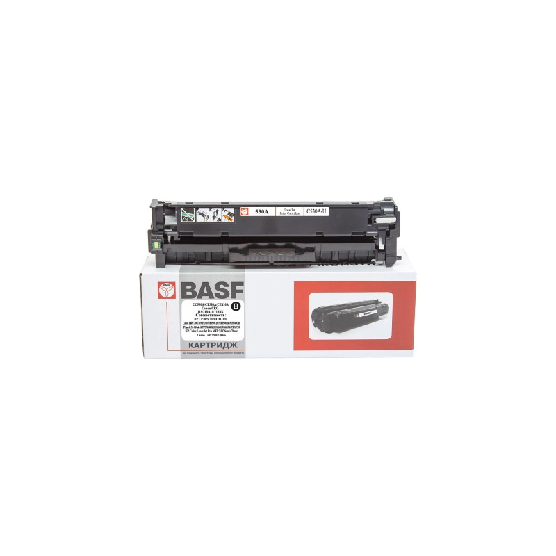 Картридж BASF HP CC530A/CF380A/CE410A, Canon 118/318/418/718 Black (BASF-KT-CC530A-U)