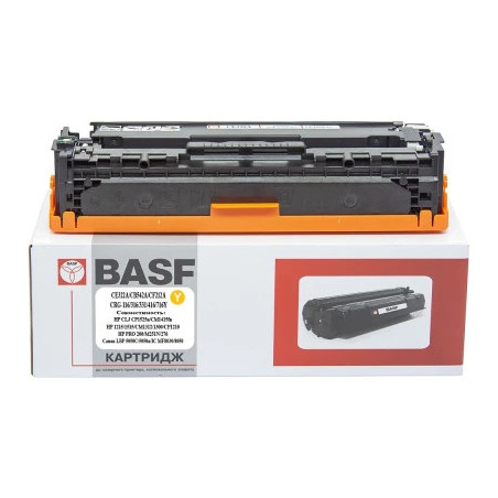 Картридж BASF HP CLJ CP1525n/CE322A/CB542A/CF212A Yellow (BASF-KT-CE322A-U)