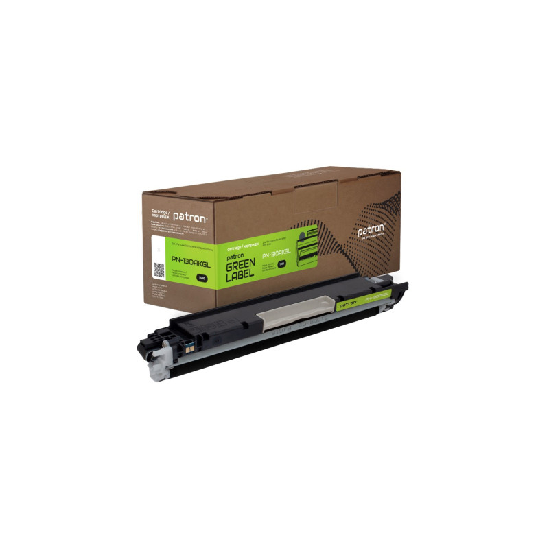Тонер-картридж Patron HP 130A (CF350A) Green Label, black (PN-130AKGL)