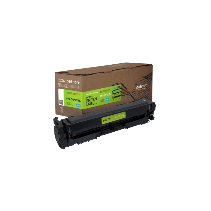Картридж Patron Canon 054 Green Label, cyan (PN-054CGL)