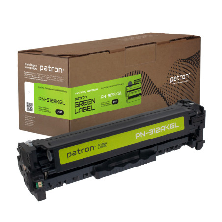 Картридж Patron HP 312A (CF380A) Green Label, black (PN-312AKGL)