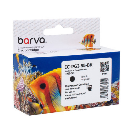 Картридж Barva Canon PGI-35 BK (1509B001) 200 арк, Black (IC-PGI-35-BK)