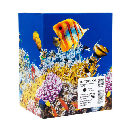 Картридж Barva Epson T8651 (C13T865140) 10K арк Black (IC-T8651XXL)