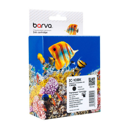 Картридж Barva HP 10 (C4844A) 2200 арк, Black (IC-10BK)