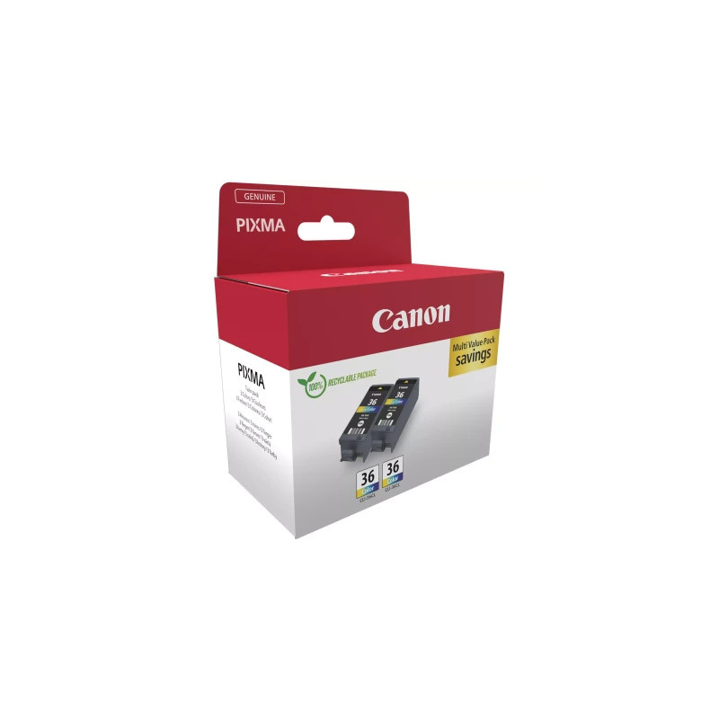 Картридж Canon CLI-36 color TWIN-pack (1511B025)