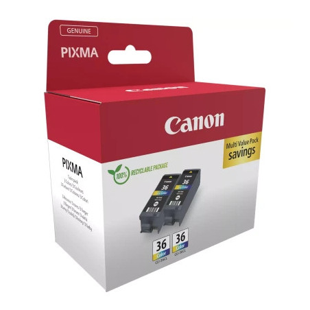 Картридж Canon CLI-36 color TWIN-pack (1511B025)