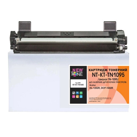 Картридж NewTone Brother TN-1095 Black (1500с) HL-1202R, DCP-1602R (NT-KT-TN1095)
