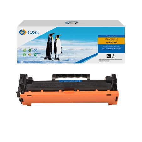 Картридж G&G HP 136A LJ M211/M212/M236 Black (1150 ст) (G&G-W1360A)
