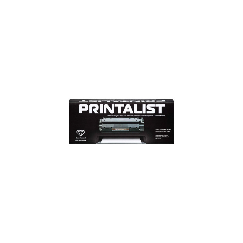 Картридж Printalist Canon 067 Black MF651Cw/MF655Cdw/MF657Cdw/LBP631Cw (Canon-067B-PL)